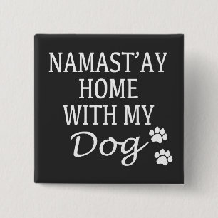 Namastay Zuhause mit meinem Hund Button