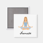 Namaste3 - Magnet (Vorderseite/Rückseite)