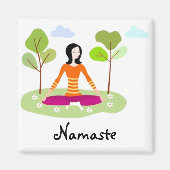 Namaste4 - Magnet (Vorne)
