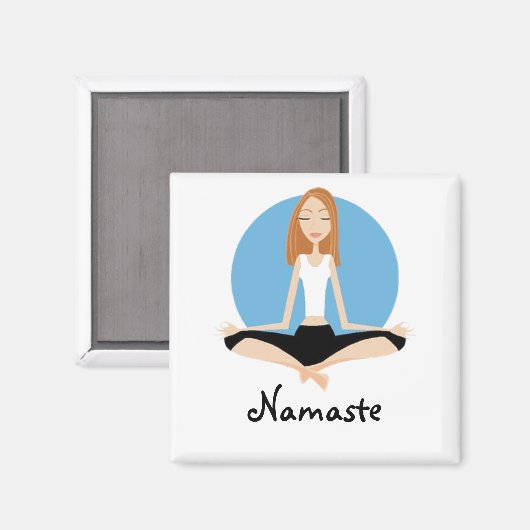 Namaste5 - Magnet (Vorderseite/Rückseite)