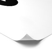 Namaste (न म ते) - Devanagari-Skript Poster (Ecke)