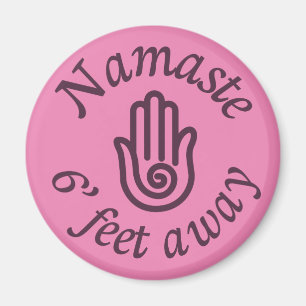 Namaste 6' Fee weg Magnet