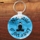 Namaste 6' Fee weg Schlüsselanhänger (Vorderseite)