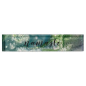 Namaste Acrylic Namensplakette (Vorderseite)