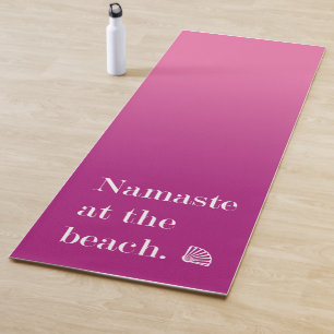 Namaste am Strand Yogamatte