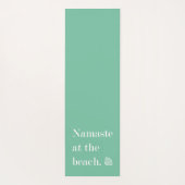 Namaste am Strand Yogamatte (Rückseite)