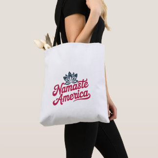 Namaste America Yoga Tote Bag Tasche