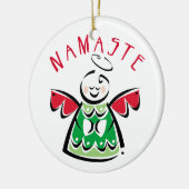 Namaste Angel Keramik Ornament (Links)