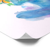 Namaste Aquarellmediation Poster (Ecke)