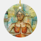 "Namaste" Art Ornament (Hinten)