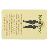 Namaste & Astra Kunst, Dichtung und Musik Magnet (Horizontal)