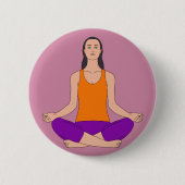 Namaste Atemyoga Button (Vorderseite)