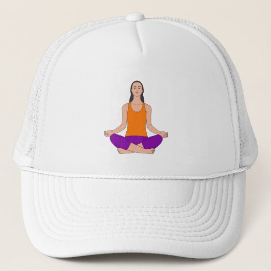 Namaste Atemyoga Truckerkappe (Vorderseite)