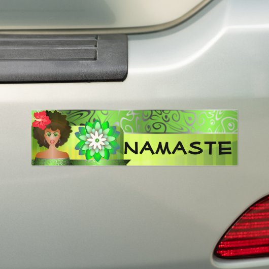 Namaste Autoaufkleber (Auf Auto)