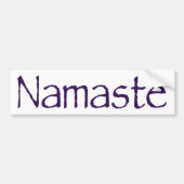 Namaste Autoaufkleber (Vorne)