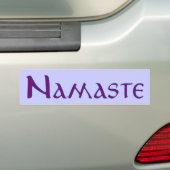 Namaste Autoaufkleber (Auf Auto)