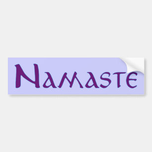 Namaste Autoaufkleber
