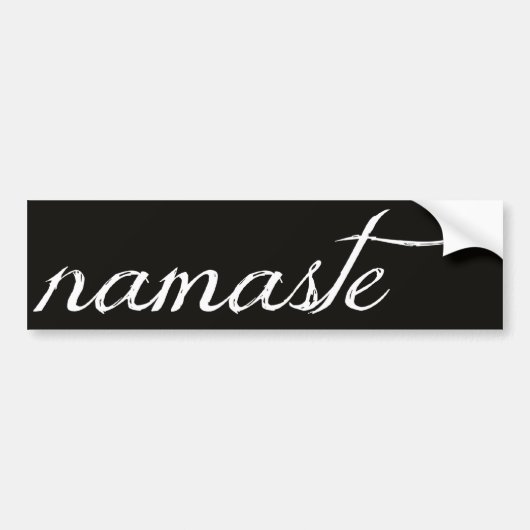 Namaste Autoaufkleber (Vorne)
