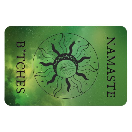 Namaste B*tches Magnet (Horizontal)