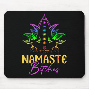 Namaste B*Tches Spiritueller Sarkasmus Zen Yoga Li Mousepad