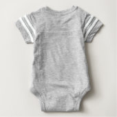 Namaste - Baby-Yoga-Kleidung Baby Strampler (Rückseite)