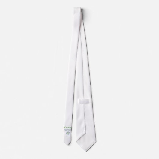 Namaste Bedeutung für Om-Symbol Krawatte (Rückseite)