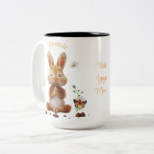 Namaste Best Yoga Mama ! Mug Zweifarbige Tasse (Vorderseite Links)