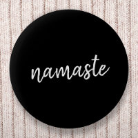 Namaste Black Yoga Modern Spiritual Meditation