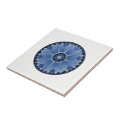NAMASTE Blue Blume Spiritual Lotus Mandala Fliese (Seite)