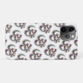 Namaste Blumensymbol Kunst Case-Mate iPhone Hülle (Rückseite (Horizontal))