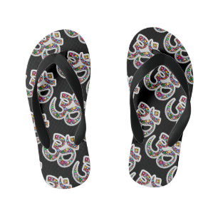 Namaste Blumensymbol Kunst Kinderbadesandalen