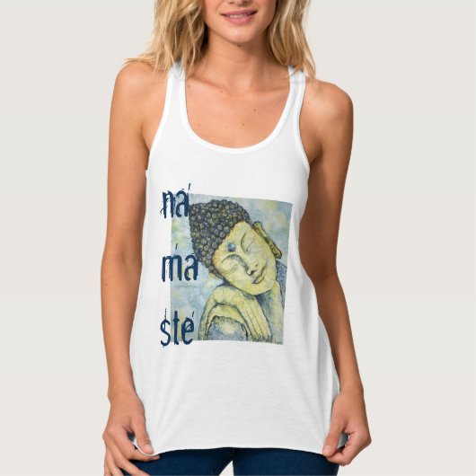 Namaste Buddha Art Tank Top (Vorderseite)