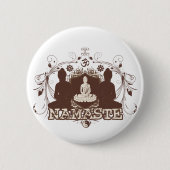 Namaste Buddha Button (Vorderseite)