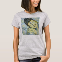 Namaste Buddha der Flowy der Kunst-Frauen T-Shirt