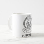 Namaste Buddha Kaffeetasse (Vorderseite Links)