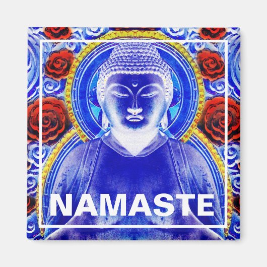 Namaste Buddha Magnet (Vorne)
