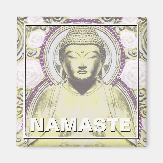 Namaste Buddha Magnet (Vorne)