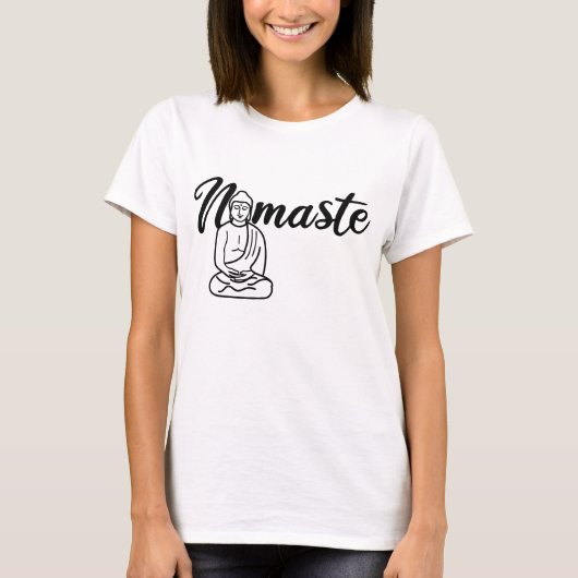 Namaste Buddha T-Shirt (Vorderseite)