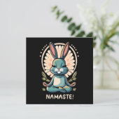 Namaste Bunny Yoga Kaninchen Meditation (Stehend Vorderseite)