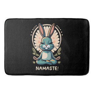 Namaste Bunny Yoga Kaninchen Meditation Badematte