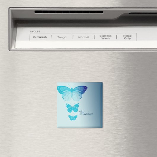 Namaste Butterflies Magnet (In Situ (Geschirrspüler))
