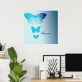 Namaste Butterflies Poster (Heimbüro)