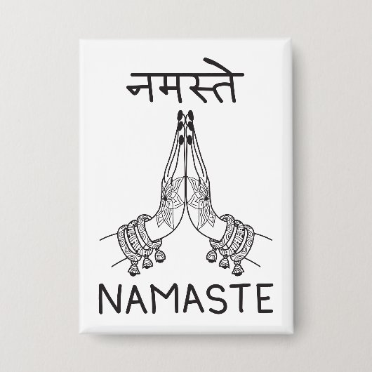 Namaste Button (Vorderseite)