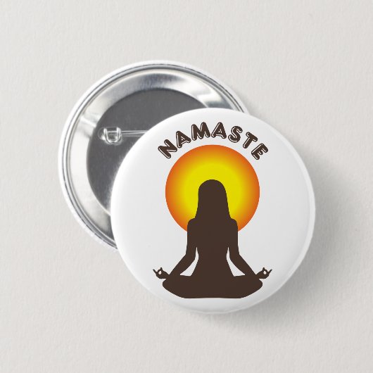 Namaste Button (Vorne & Hinten)