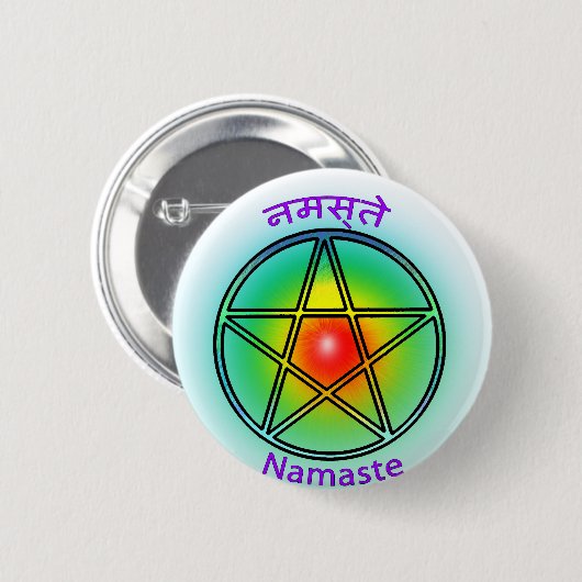 Namaste Button (Vorne & Hinten)