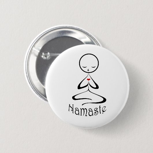 Namaste Button (Vorne & Hinten)