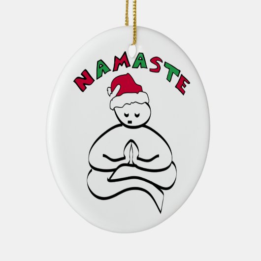 Namaste Christmas Buddha Ornament (Rechts)
