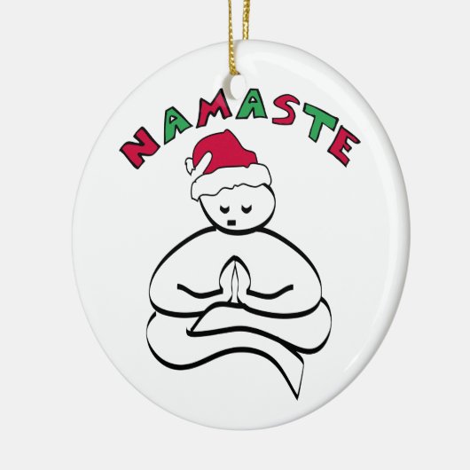 Namaste Christmas Buddha Ornament (Links)