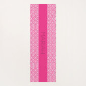 Namaste Circle Geo in Magenta mit Individuelle Nam Yogamatte (Rückseite)