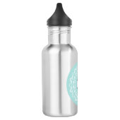 Namaste Corgi-Emblem-Wasser-Flasche Trinkflasche (Links)